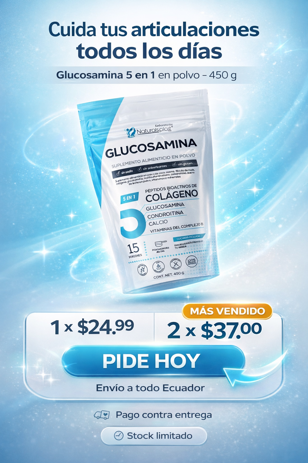 Glucosamina 450gr Articulaciones