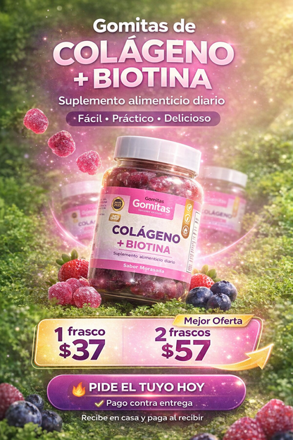 Gomitas De Colageno Con Biotina
